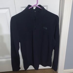 Navy Blue The North Face quarter-zip sweatshirt size medium